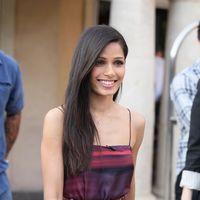 Freida Pinto seen at The Grove  for news programme 'Extra' | Picture 121319